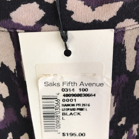 Dries Van Noten long sleeve shirt size Large Purple cream black abstract pattern - Picture 4 of 11